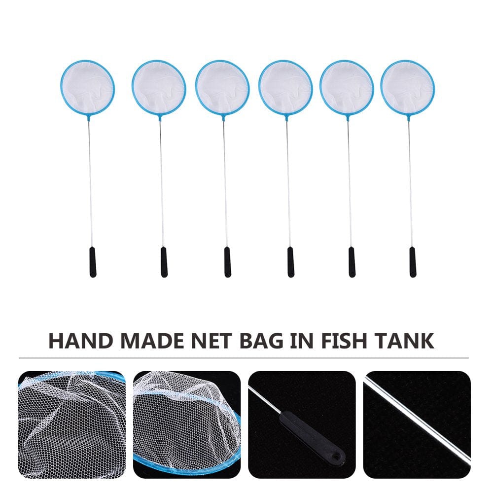 20 Pcs Fishing Net Fish Network Plastic Tear-Resistant Salvage Net Aquarium Accessories (Middle, Round, Random Color) Animals & Pet Supplies > Pet Supplies > Fish Supplies > Aquarium Fish Nets FRCOLOR   