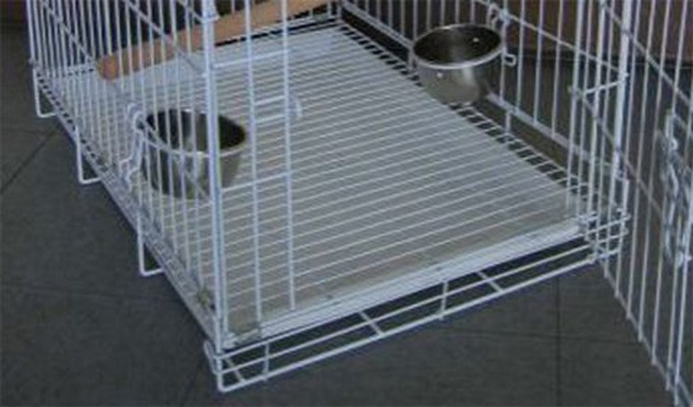 20" Portable Travel Veterinary Bird Parrot Wire Carrier Cage with Wooden Stand Perch & Stainless Steel Bowls Animals & Pet Supplies > Pet Supplies > Bird Supplies > Bird Cages & Stands Mcage   