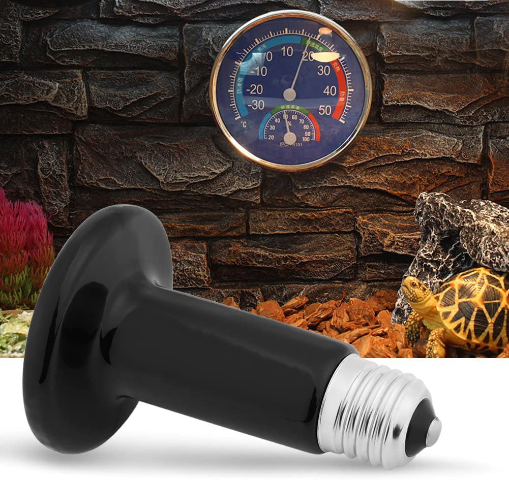 Ceramic Terrarium Heat Lamp, UVB Infrared Bulb Turtle without Light for Reptiles Amphibians Hamsters Snakes Birds Poultry Chicken Coop Habitats 220-230V Animals & Pet Supplies > Pet Supplies > Reptile & Amphibian Supplies > Reptile & Amphibian Habitats Universal   