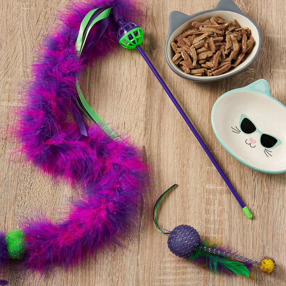 Vibrant Life Feather Wand Cat Toy Animals & Pet Supplies > Pet Supplies > Cat Supplies > Cat Toys Multipet   