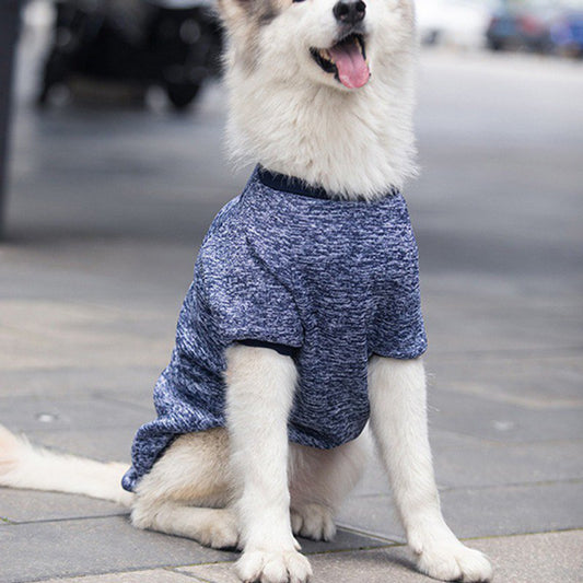 Cute Dog Clothes, Classic Warm Pet Swearshirt for Dogs Girls Boys, Four Legged Short Sleeves round Neck Dog Shirts Sweater Coat Pullover Apparel Outfit for All Season, Suitable for Large Dogs, 3XL-9XL Animals & Pet Supplies > Pet Supplies > Dog Supplies > Dog Apparel OCHINE 3XL Blue 