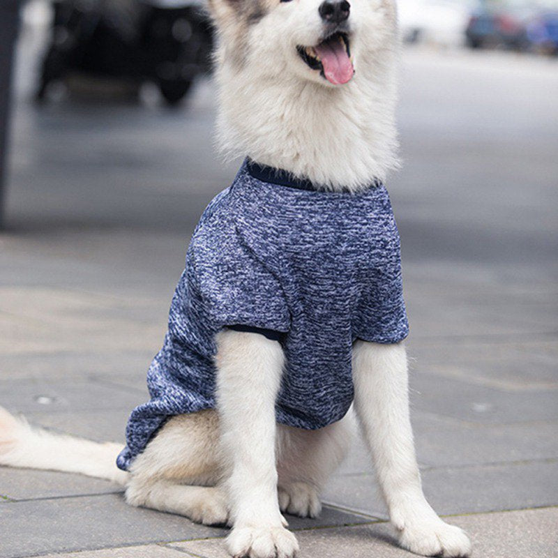 Cute Warm Dog Clothes, Classic Pet Swearshirt for Dogs Girls Boys, Four Legged Short Sleeves round Neck Dog Shirts Sweater Coat Pullover Apparel Outfit for All Season, Suitable for Large Dogs, 3XL-9XL Animals & Pet Supplies > Pet Supplies > Dog Supplies > Dog Apparel Zupora 4XL Blue 