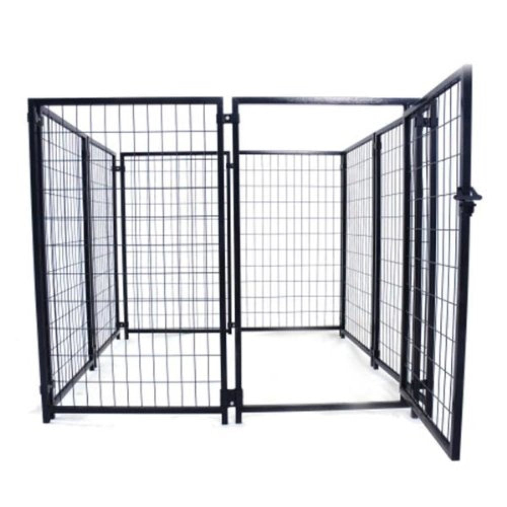 ALEKO DK5X5X4SQ Expandable Heavy Duty Pet Playpen Dog Kennel - 5 X 5 X 4 Feet Animals & Pet Supplies > Pet Supplies > Dog Supplies > Dog Kennels & Runs ALEKO   