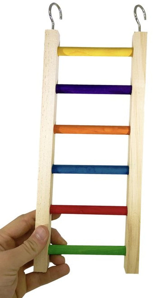 2091 Ladder 12X5 Medium Bird Toys Cockatiel Parrot Conure Macaw Budgie Animals & Pet Supplies > Pet Supplies > Bird Supplies > Bird Toys Ladder 12" x 5"   