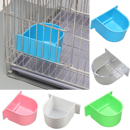 Shenmeida 2Pcs Bird Cage Plastic Cups Plastic Feeding Bowls Hanging Parrot Feeders Cage Accessories for Parakeet Canary Cockatiel Animals & Pet Supplies > Pet Supplies > Bird Supplies > Bird Cage Accessories shenmeida Green  