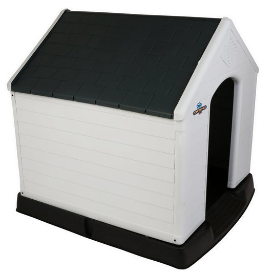 Confidence Fitness Plastic Dog Kennel, Outdoor, Extra Large, Gray Animals & Pet Supplies > Pet Supplies > Dog Supplies > Dog Houses Confidence   