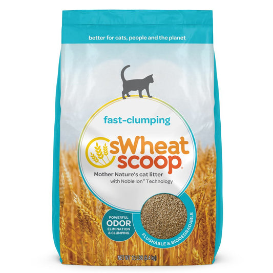 Swheat Scoop Natural Fast-Clumping Wheat Cat Litter, 12-Lb Animals & Pet Supplies > Pet Supplies > Cat Supplies > Cat Litter FARMERS UNION INDUSTRIES LLC   
