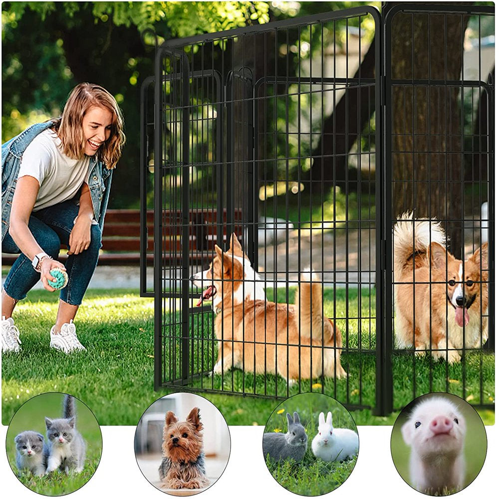 Waleaf Bold Dog Playpen for Outdoor, 16 Panels 24''/30''/40'' Height Metal Puppy Dog Fence Indoor Outdoor,Pet Exercise Pen for Rv,Camping,Yard Animals & Pet Supplies > Pet Supplies > Dog Supplies > Dog Kennels & Runs Vitesse   