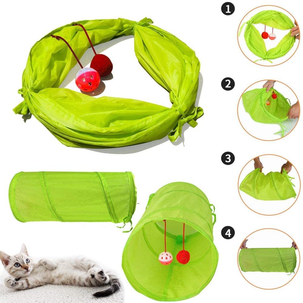 21 Pcs Cat Toys Kitten Toys Assortments, Pet Toy Set Including Way Tunnel, Interactive Cat Teaser, Fluffy Mouse, Crinkle Balls for Cat, Kitty, Kitten Animals & Pet Supplies > Pet Supplies > Cat Supplies > Cat Toys DIYAREA   