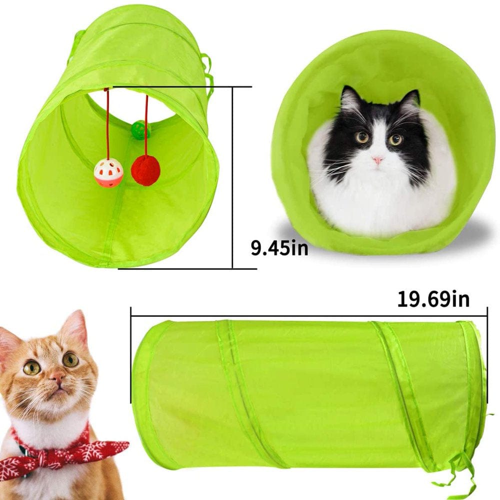 21 Pcs Cat Toys Kitten Toys Assortments, Pet Toy Set Including Way Tunnel, Interactive Cat Teaser, Fluffy Mouse, Crinkle Balls for Cat, Kitty, Kitten Animals & Pet Supplies > Pet Supplies > Cat Supplies > Cat Toys DIYAREA   