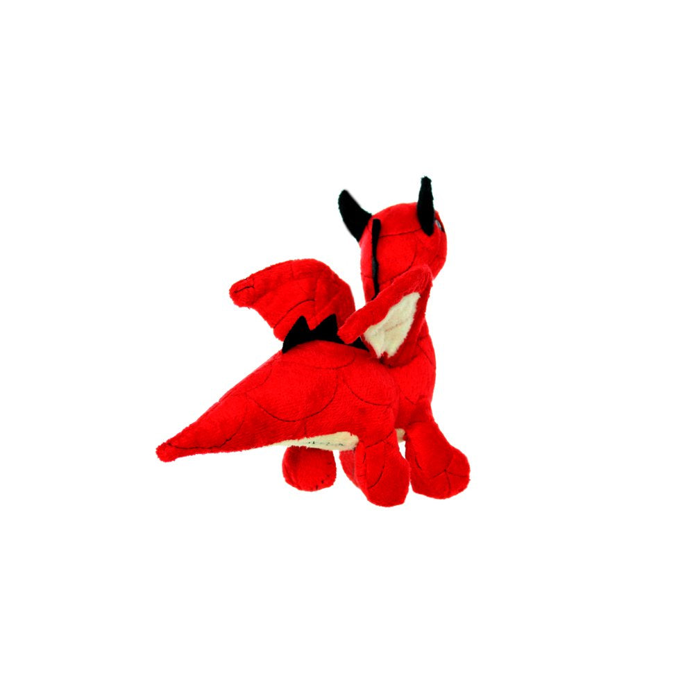 Mighty Junior Dragon Red, Plush and Durable Dog Toy Animals & Pet Supplies > Pet Supplies > Dog Supplies > Dog Toys VIP Products   