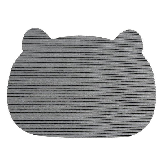 Cat Litter Mat Anti-Slip Trapping Litter Pad Space-Saving Cat Litter Scatter Control Mat Litter Box Pad Gray Cat Litter Blanket for Home Keeping Clean Animals & Pet Supplies > Pet Supplies > Cat Supplies > Cat Litter Box Mats dido   