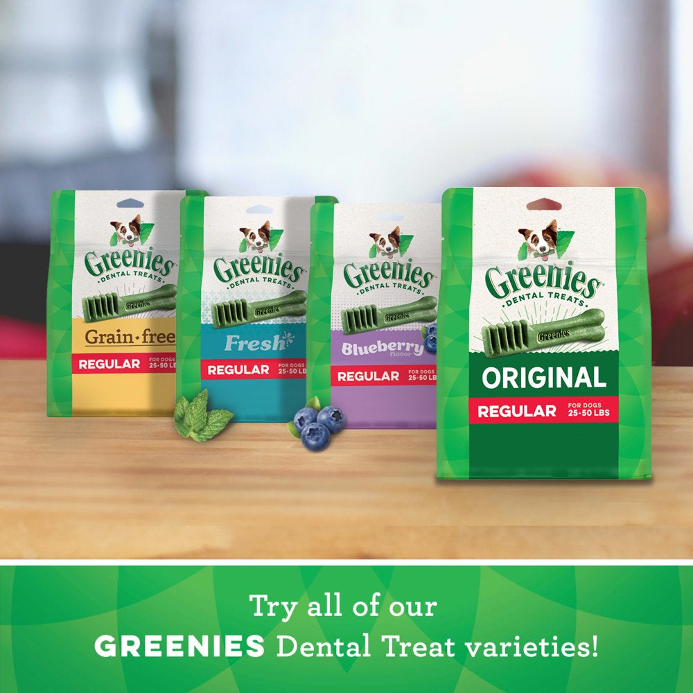 GREENIES Original TEENIE Natural Dental Dog Treats, 12 Oz. Pack (43 Treats) Animals & Pet Supplies > Pet Supplies > Dog Supplies > Dog Treats Mars Petcare   