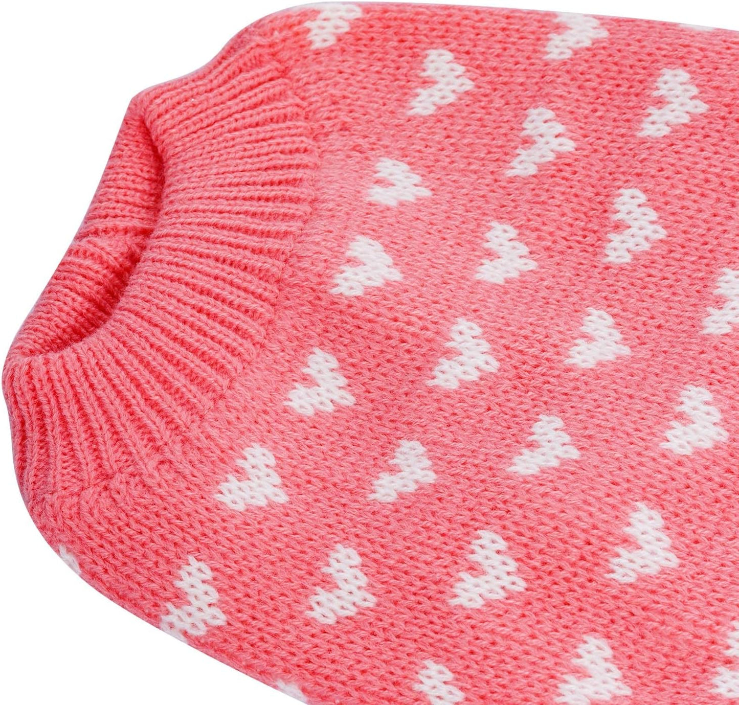 Dxhycc Dog Knitted Sweater Dog Heart Sweater Puppy Sweater Warm Soft Pet Holiday Clothes for Medium Cats and Dogs (Pink, M) Animals & Pet Supplies > Pet Supplies > Dog Supplies > Dog Apparel Dxhycc   