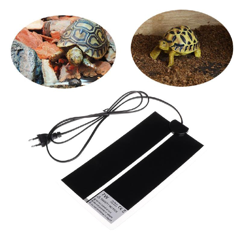 GRJIRAC Reptile Heating Pad Hermit Crab Heater Amphibians Heating Mat for Reptiles Snake Lizard Terrarium 25.6"X11" Heating Pad Animals & Pet Supplies > Pet Supplies > Reptile & Amphibian Supplies > Reptile & Amphibian Substrates GRJIRAC   