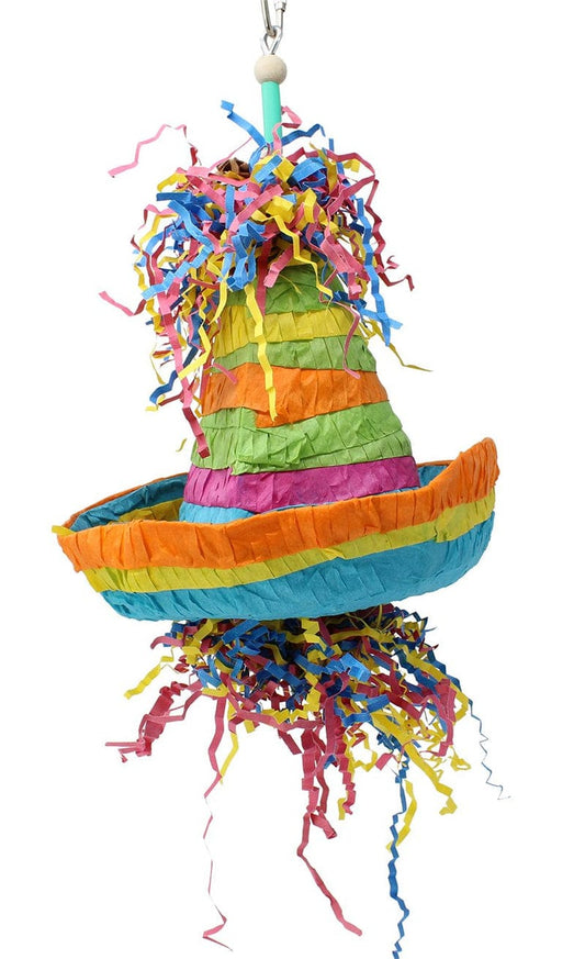 2198 Pinata Hat Medium Bird Toy Animals & Pet Supplies > Pet Supplies > Bird Supplies > Bird Toys Bonka Bird Toys   