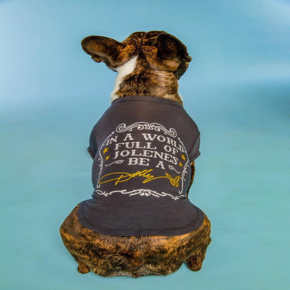 Doggy Parton, Dog Clothes, Be a Dolly Dog or Cat T-Shirt, Black, S Animals & Pet Supplies > Pet Supplies > Cat Supplies > Cat Apparel Mission Pets, Inc   