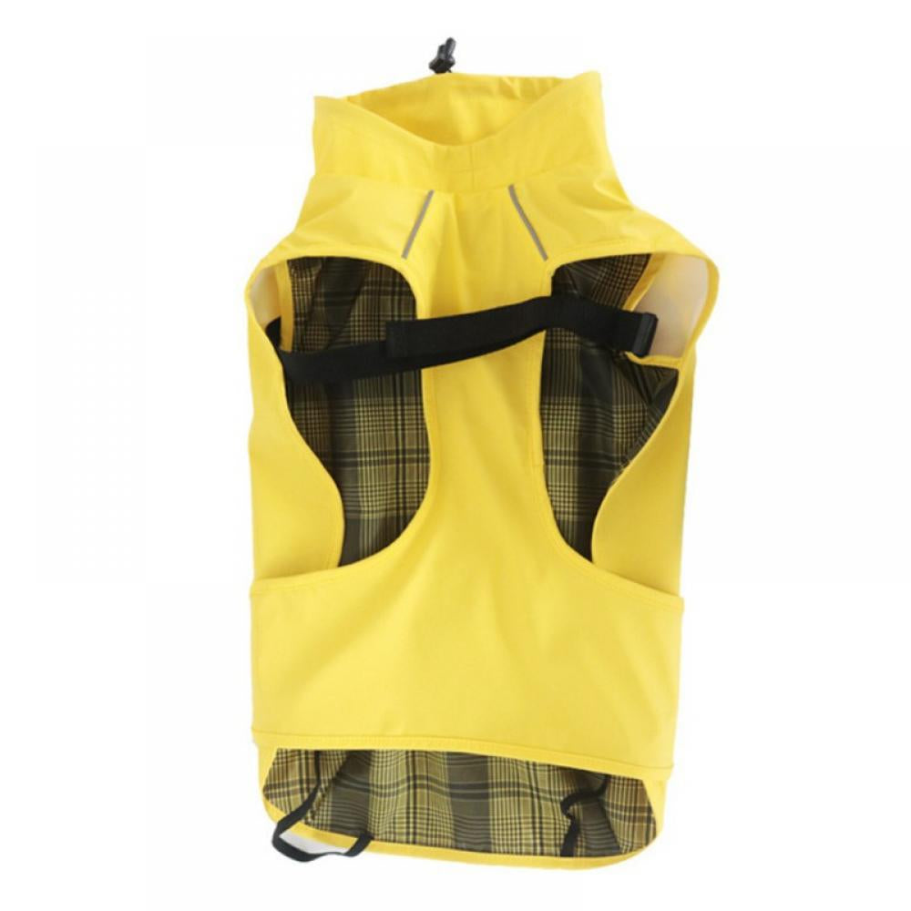 Pretty Comy Pet Dog Rain Coat Waterproof Jackets Breathable Raincoat for Big Dogs Apparel Pets Clothes Animals & Pet Supplies > Pet Supplies > Dog Supplies > Dog Apparel YM L Yellow 