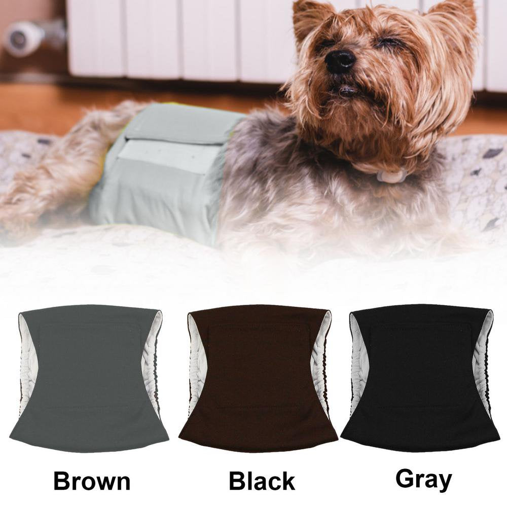 Ksruee Dog Wraps Male Reusable Belly Bands for Dogs Pack of 3 Leakproof Male Dog Belly Wrap Dog Diapers Male for Incontinence and Puppy Training Effective Animals & Pet Supplies > Pet Supplies > Dog Supplies > Dog Diaper Pads & Liners Ksruee   