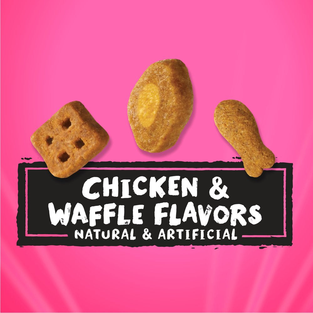 Friskies Cat Treats, Party Mix Chicken & Waffle Flavors, 6 Oz. Pouch Animals & Pet Supplies > Pet Supplies > Cat Supplies > Cat Treats Nestlé Purina PetCare Company   