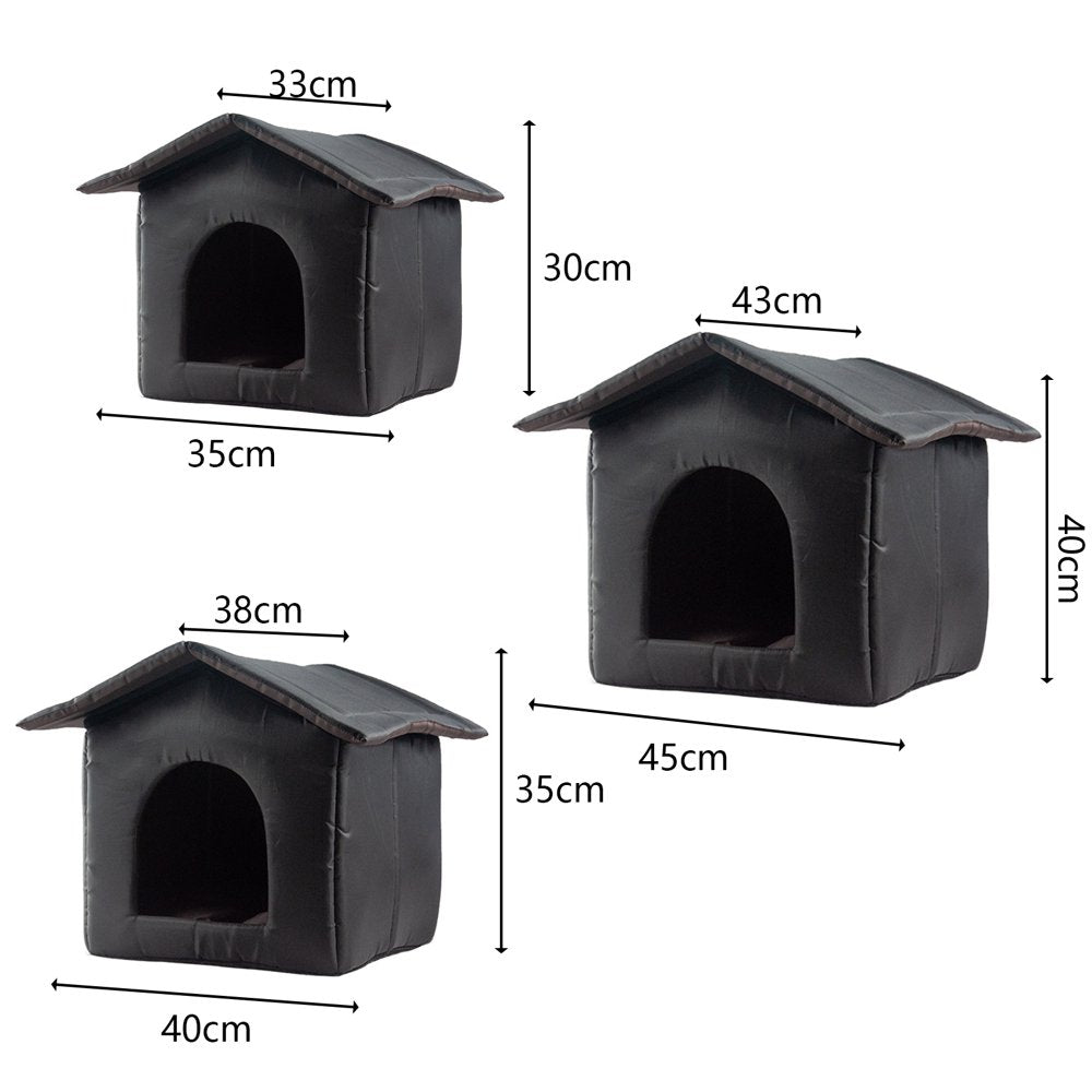 Leaveforme Pet House Waterproof Detachable Oxford Cloth Comfortable Winter Cat Kitten Shelter for Outdoor Animals & Pet Supplies > Pet Supplies > Dog Supplies > Dog Houses leaveforme   