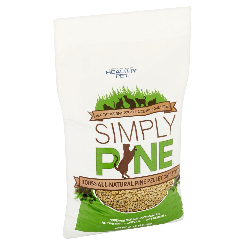 Healthy Pet Simply Pine 100% All-Natural Pine Pellet Cat Litter, 20 Lbs Animals & Pet Supplies > Pet Supplies > Cat Supplies > Cat Litter okocat   