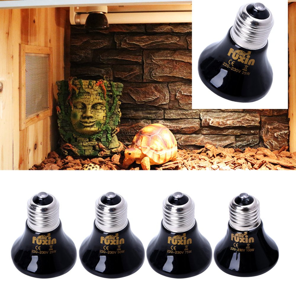 Infrared Ceramic Heating Emitter for Brooder Coop Lizard Snake 25/50/75/100W Animals & Pet Supplies > Pet Supplies > Reptile & Amphibian Supplies > Reptile & Amphibian Habitat Heating & Lighting Vonets   