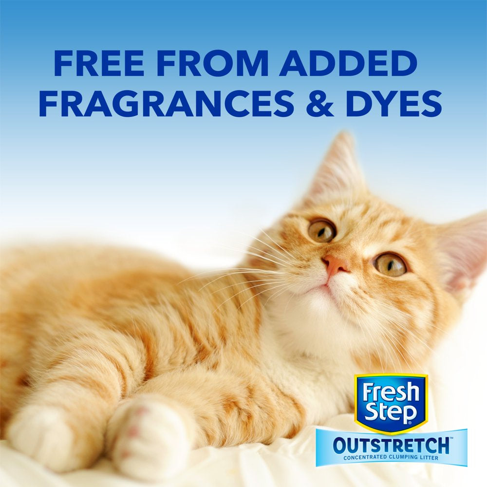 Fresh Step Outstretch Long Lasting Concentrated Clumping Cat Litter, Unscented, 19 Lbs Animals & Pet Supplies > Pet Supplies > Cat Supplies > Cat Litter The Clorox Company   