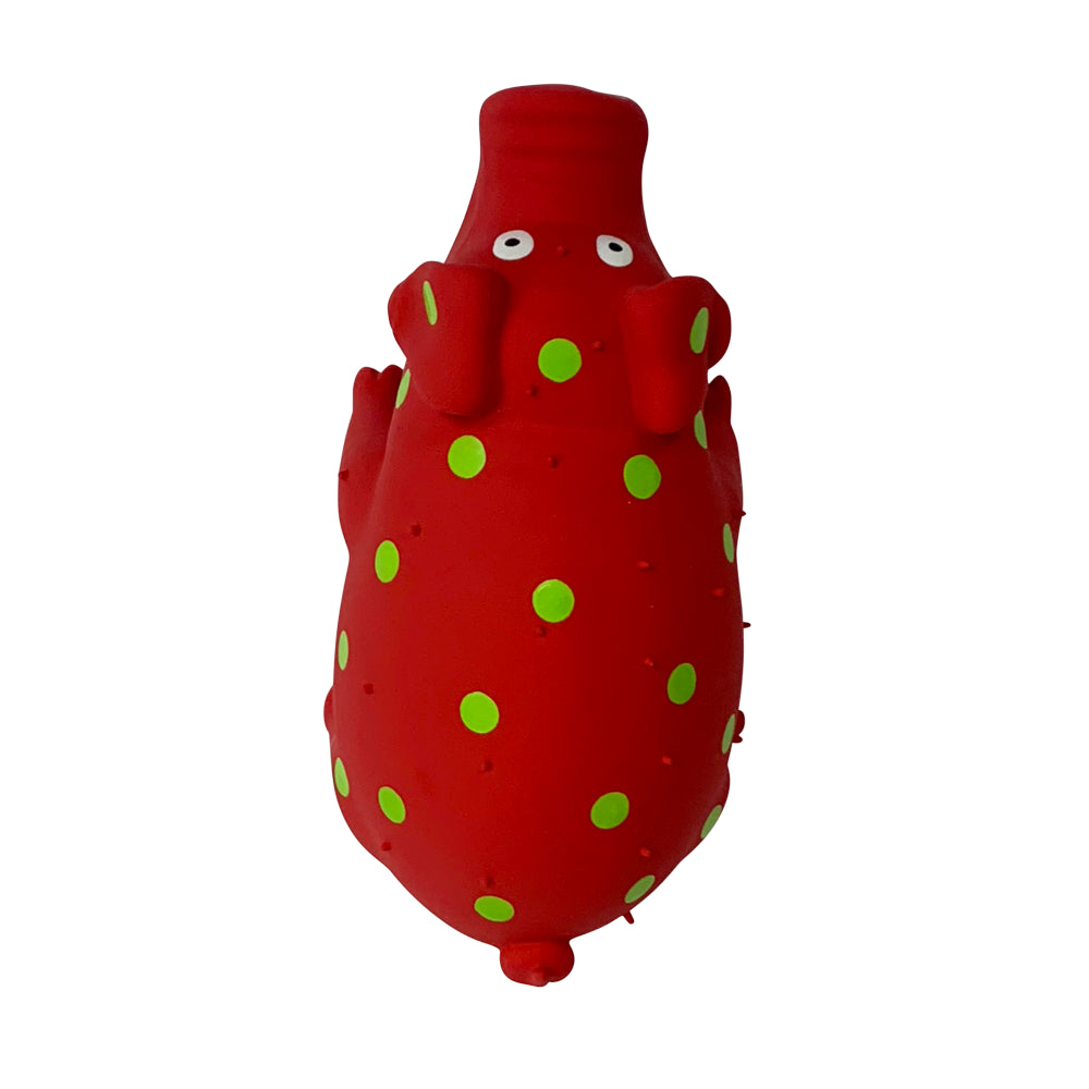 Vibrant Life Pigglesworth Latex Dog Toy Red Animals & Pet Supplies > Pet Supplies > Dog Supplies > Dog Toys Multipet   