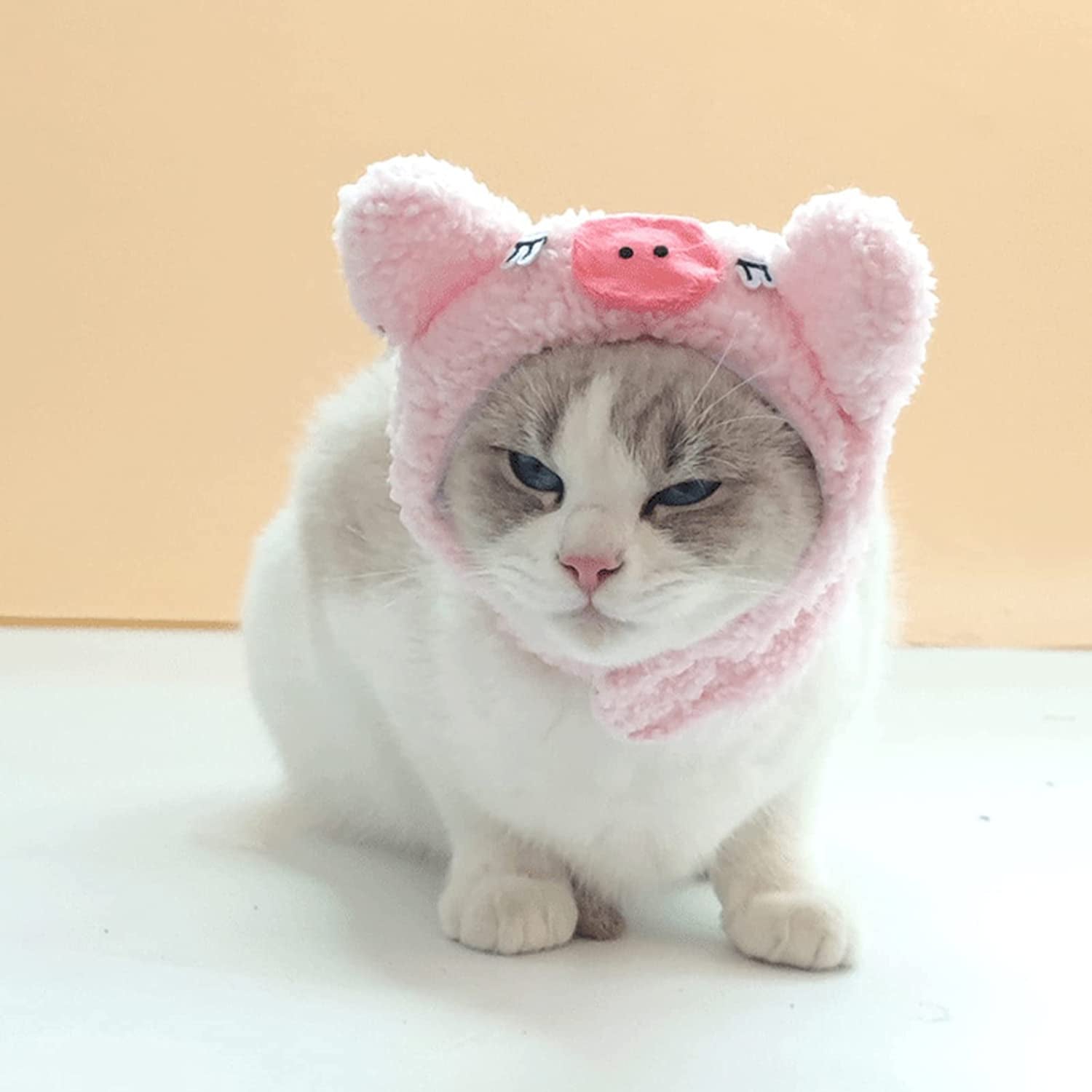 Pet Headgear Cute Hamster Hat Soft Hamster Halloween Accessories Guinea Pig  Cartoon Hat 