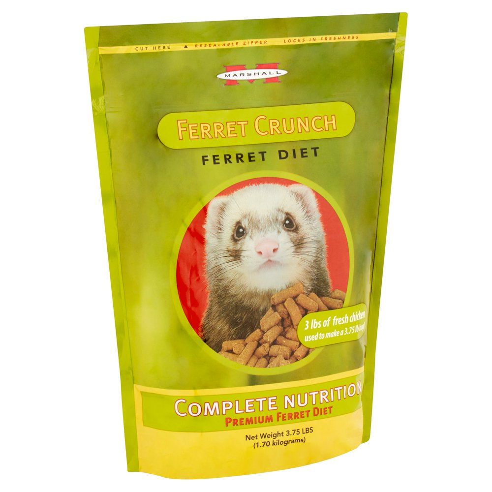 Marshall Pet Products Ferret Crunch Dry Food, 3.75 Lb Animals & Pet Supplies > Pet Supplies > Small Animal Supplies > Small Animal Food Marshall Pet Products, Inc.   