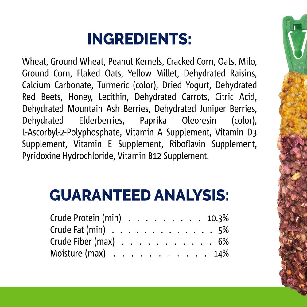 Vitakraft Crunch Sticks Guinea Pig Chewable Treats - Wild Berry and Honey - Supports Healthy Teeth - Multi Pack of 3 Animals & Pet Supplies > Pet Supplies > Small Animal Supplies > Small Animal Treats Vitakraft Sunseed   