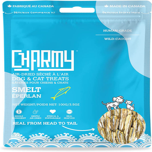 Air-Dried Smelt Fish, Nutritious Fish Seafood Treats for Dogs and Cats, Dog and Cat Treats with Omega 3 and Protein, 3.5 Oz/100 G, Pack of 1 - Animals & Pet Supplies > Pet Supplies > Cat Supplies > Cat Treats Home Décor   