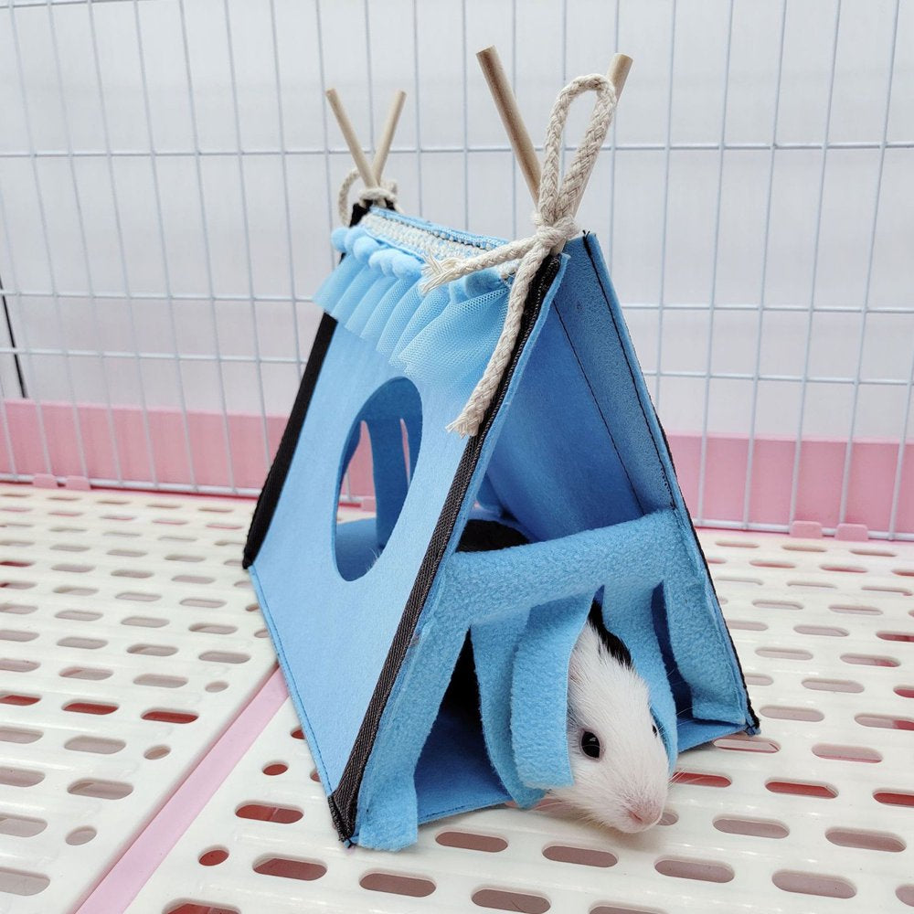 Small Animal Hideout Tent Cage House for Hamster Rat Mice Parrot Habitats Animals & Pet Supplies > Pet Supplies > Small Animal Supplies > Small Animal Habitats & Cages BIlinli   