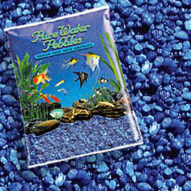 Pure Water Pebbles Aquarium Gravel - Marine Blue 5 Lbs (3.1-6.3 Mm Grain) Animals & Pet Supplies > Pet Supplies > Fish Supplies > Aquarium Gravel & Substrates Pure Water Pebbles   