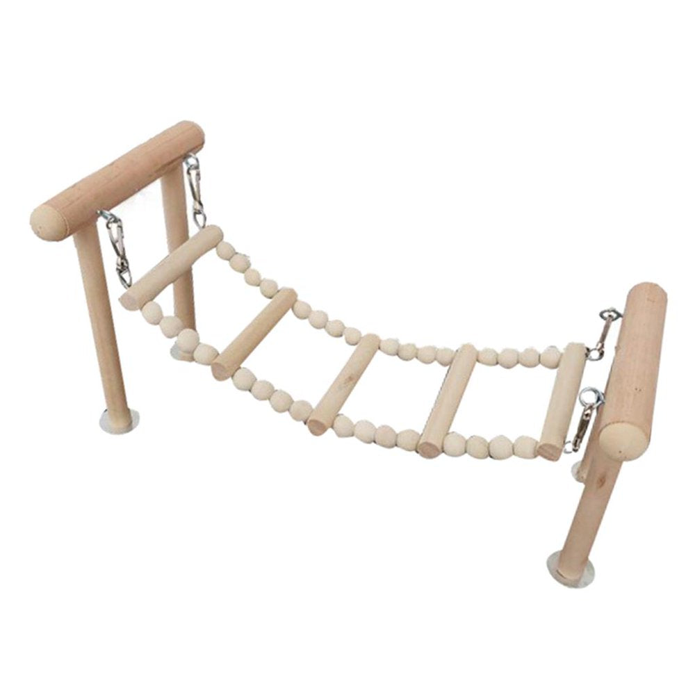 Bird Perches Stand Toy, Parrot Swing Climbing Ladder Toys, Gyms Playground Stands Wooden Perch for Parakeet, Cockatiel Animals & Pet Supplies > Pet Supplies > Bird Supplies > Bird Gyms & Playstands perfeclan   