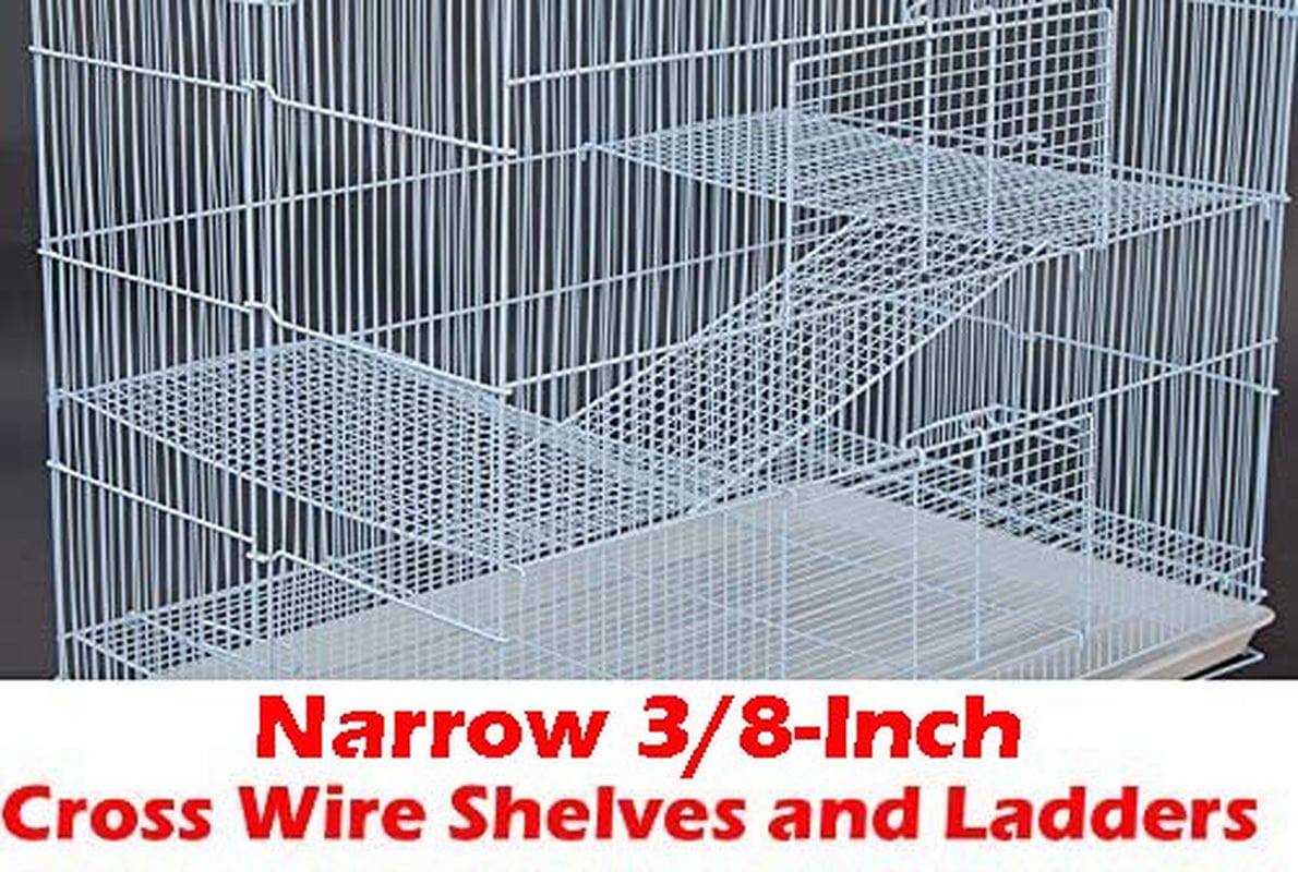 24" 3-Levels Hamster Mouse Gerbil Guinea Pig Critter Habitat House Small Animal Cage for Chinchilla Degu Rats Mice Ferret Animals & Pet Supplies > Pet Supplies > Small Animal Supplies > Small Animal Habitats & Cages Mcage   