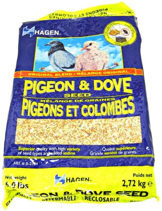 24 Lb (4 X 6 Lb) Hagen Pigeon and Dove Seed Bird Food Animals & Pet Supplies > Pet Supplies > Bird Supplies > Bird Food Hagen 24 lb (4 x 6 lb)  