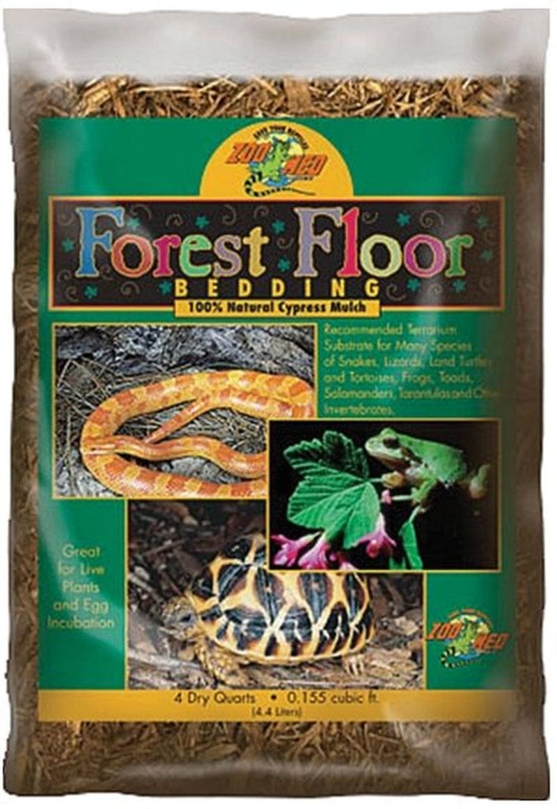 24 Quart (6 X 4 Qt) Zoo Med Forest Floor Bedding Natural Cypress Mulch Animals & Pet Supplies > Pet Supplies > Reptile & Amphibian Supplies > Reptile & Amphibian Substrates Zoo Med   