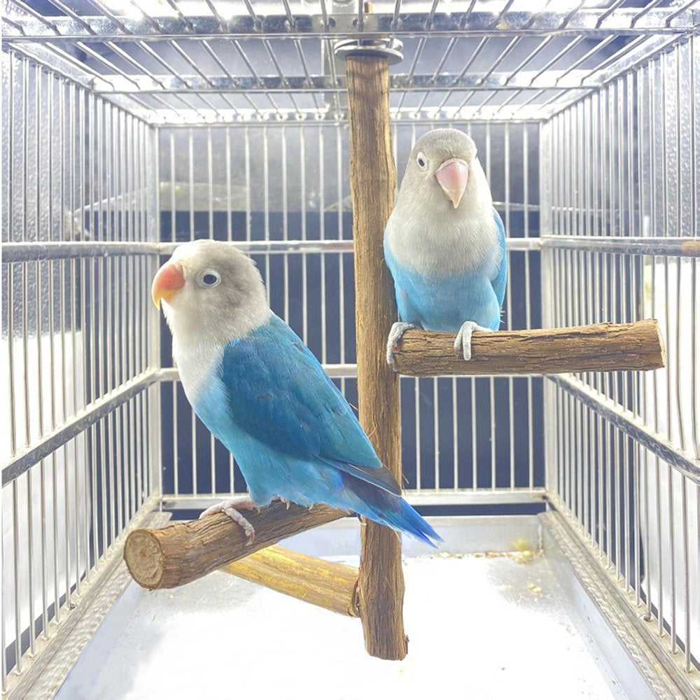 Bird Perches Paw Grinding Standing Stick Wooden Pole Bird Cage Accessories Animals & Pet Supplies > Pet Supplies > Bird Supplies > Bird Cage Accessories SunniMix   