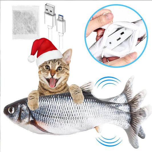 HKEEY Floppy Fish Cat Toy, Upgraded for Cat Toys for Indoor Cats, Interactive Cat Toys for Cat Exercise, Wiggle Fish Catnip Toys Animals & Pet Supplies > Pet Supplies > Cat Supplies > Cat Toys HKEEY   