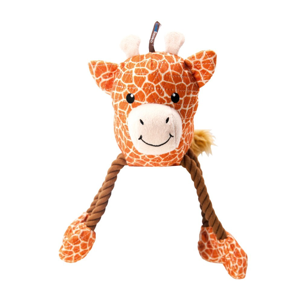 Outward Hound Dangle Dudes Giraffe Plush Dog Toy, Tan, Medium Animals & Pet Supplies > Pet Supplies > Dog Supplies > Dog Toys Outward Hound   