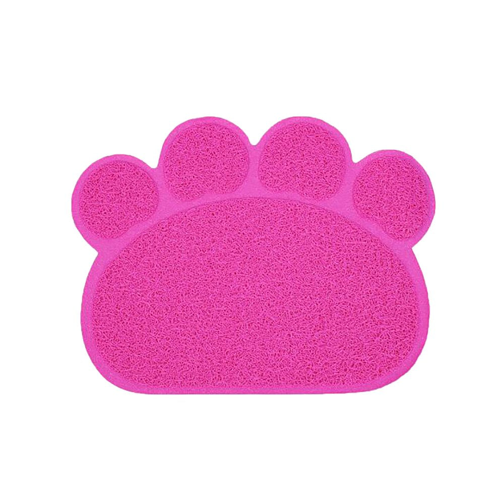 Pet Cat Litter Mat Kitty Trapping Boxes to Trap Mess Scatter Control Washable Indoor Pet Rug and Carpet Supplies Wearing Toys Animals & Pet Supplies > Pet Supplies > Cat Supplies > Cat Litter Box Mats Youxiang Hot Pink  