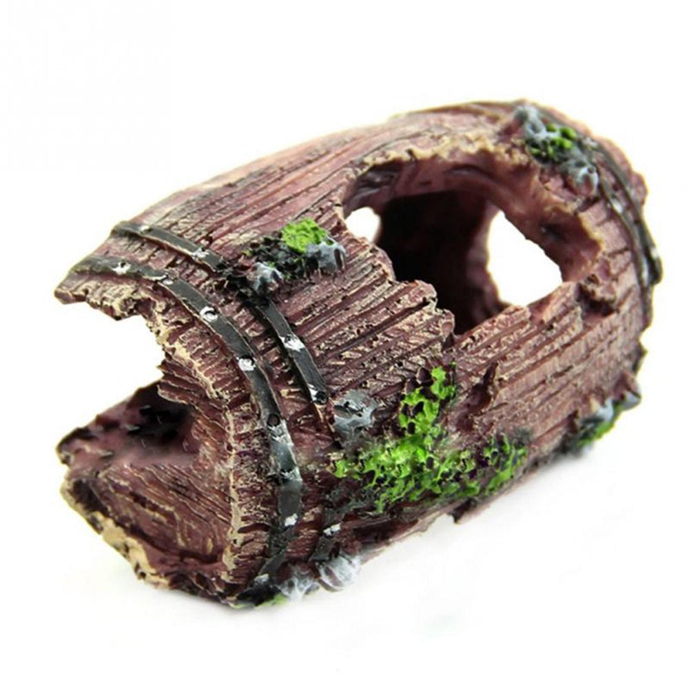 Fish Tank Aquarium Barrel Resin Ornament Cave Furnishing Landscaping  Decoration