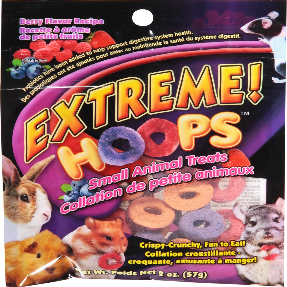 Extreme! Hoops Small Animal Treats, 2 Oz. Animals & Pet Supplies > Pet Supplies > Small Animal Supplies > Small Animal Treats F.M. Brown's Sons Inc.   