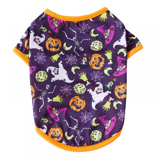 Marinavida Holiday Pet Vest Shirt Festivals Dog Apparel Festival Puppy Dog Cute T-Shirt Clothes Breathable Pet Apparel for Pet Halloween Animals & Pet Supplies > Pet Supplies > Dog Supplies > Dog Apparel MarinaVida S Purple 