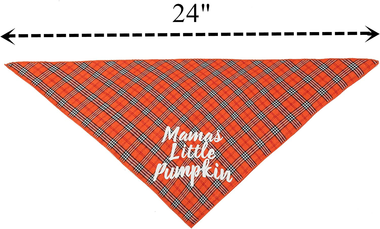 Dog Thanksgiving Bandana, Plaid Holiday Puppy Scarf Animals & Pet Supplies > Pet Supplies > Dog Supplies > Dog Apparel JPB   