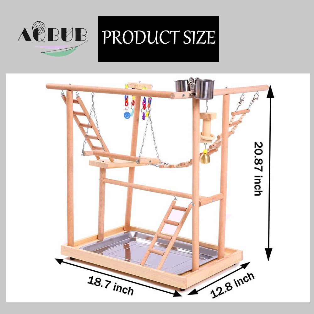 Bird Nest Play Frame Gym Parrot Playground Play Pen Play Frame Swing Bridge Wood Climbing Ladder Wood Cone Parrot Parrot Africa Animals & Pet Supplies > Pet Supplies > Bird Supplies > Bird Gyms & Playstands KOL PET   