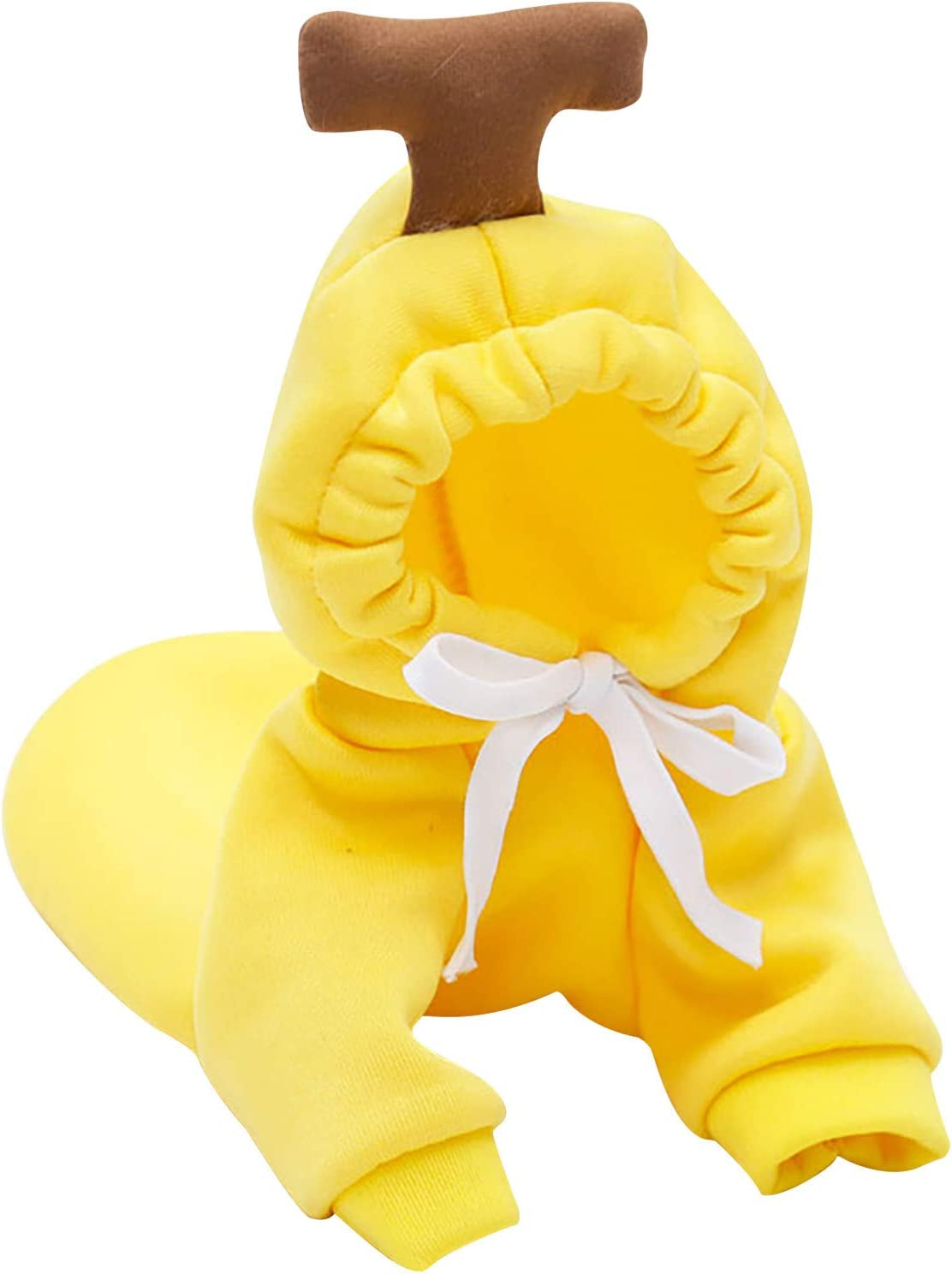 Puppy Sweaters for Small Dogs Girl Clothing Jacket Dog Coat Warm Casual for Dogs Clothes Pet Clothes Animals & Pet Supplies > Pet Supplies > Dog Supplies > Dog Apparel HonpraD Yellow Medium 