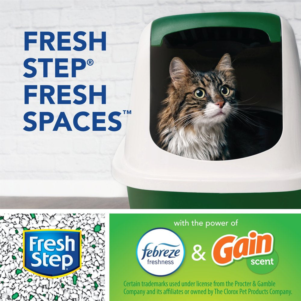 Fresh Step Clean Paws Cat Litter, Clumping Cat Litter with Febreze, Gain Sent - 22.5 Lbs Animals & Pet Supplies > Pet Supplies > Cat Supplies > Cat Litter The Clorox Company   